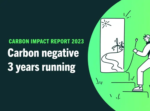 Carbon Impact Report 2023: Our third year of being carbon-negative