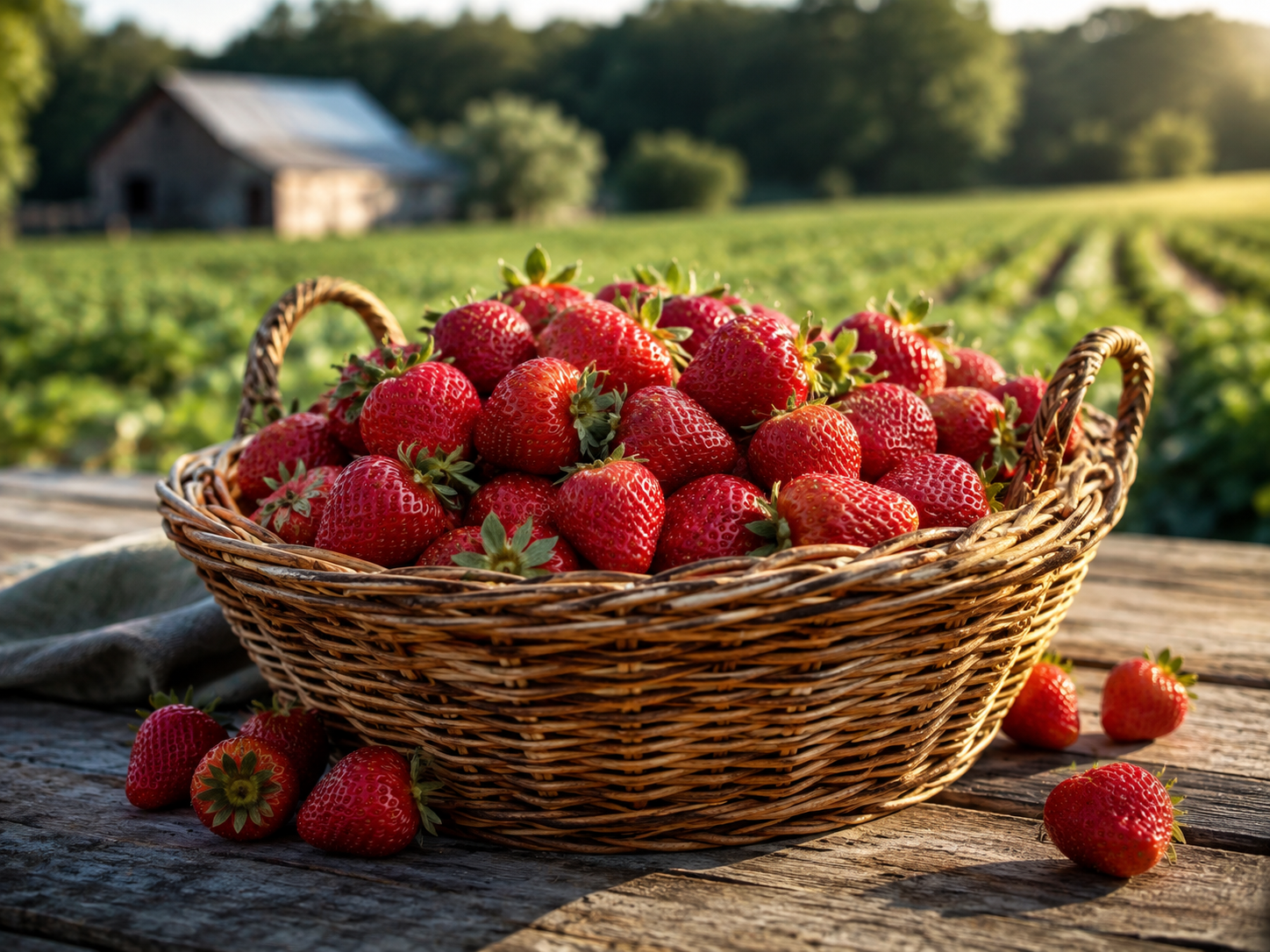 Harvested seasonal produce