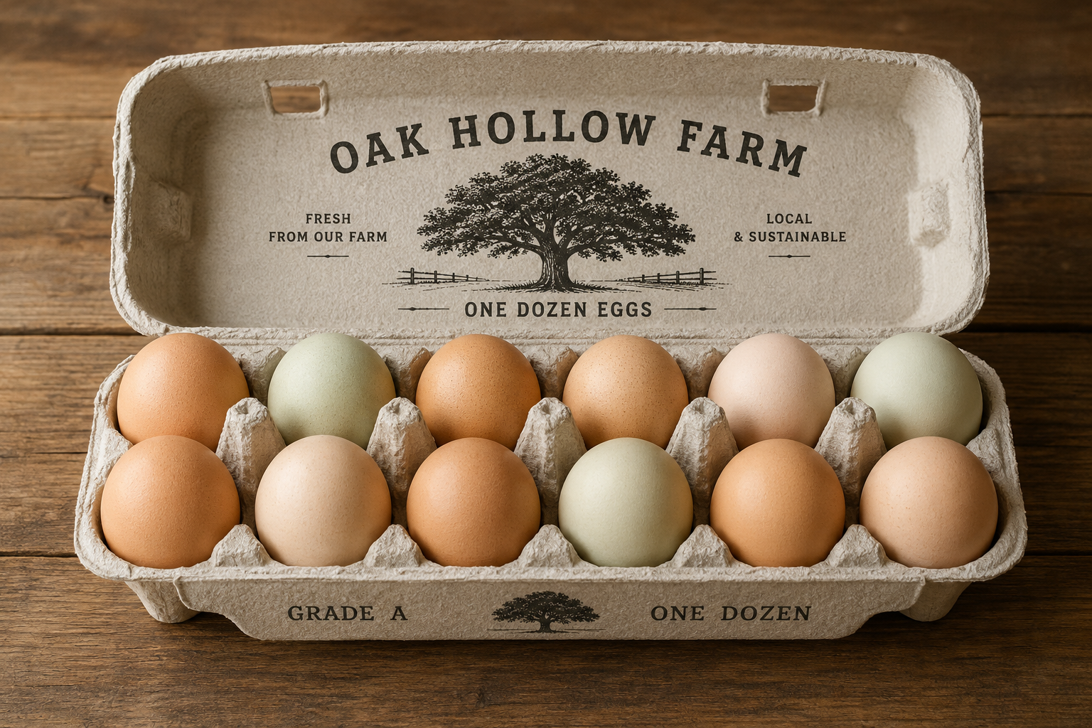 Pasture raised farm eggs