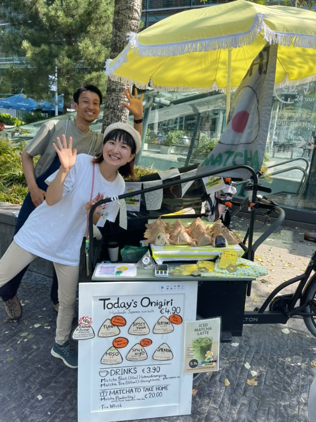 Customers at CHABON STAND