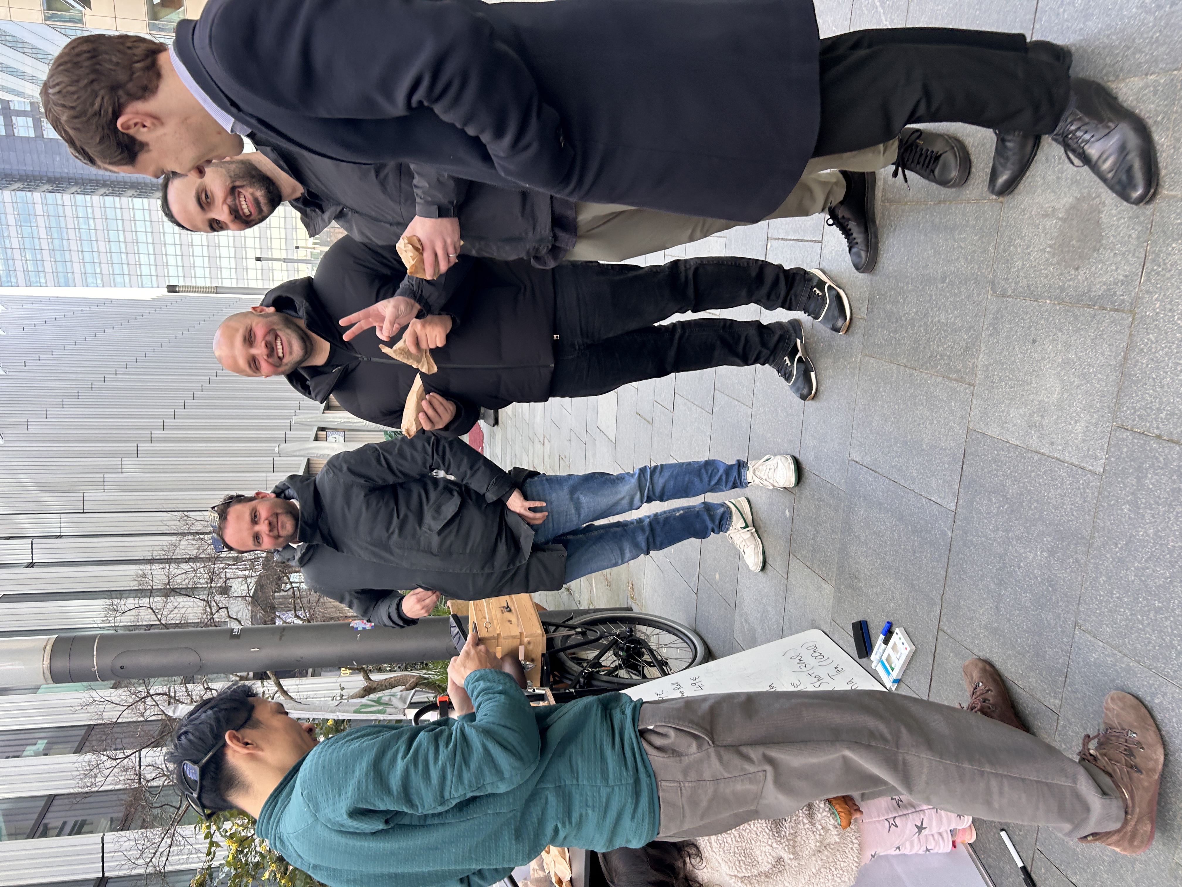 Customers at CHABON STAND