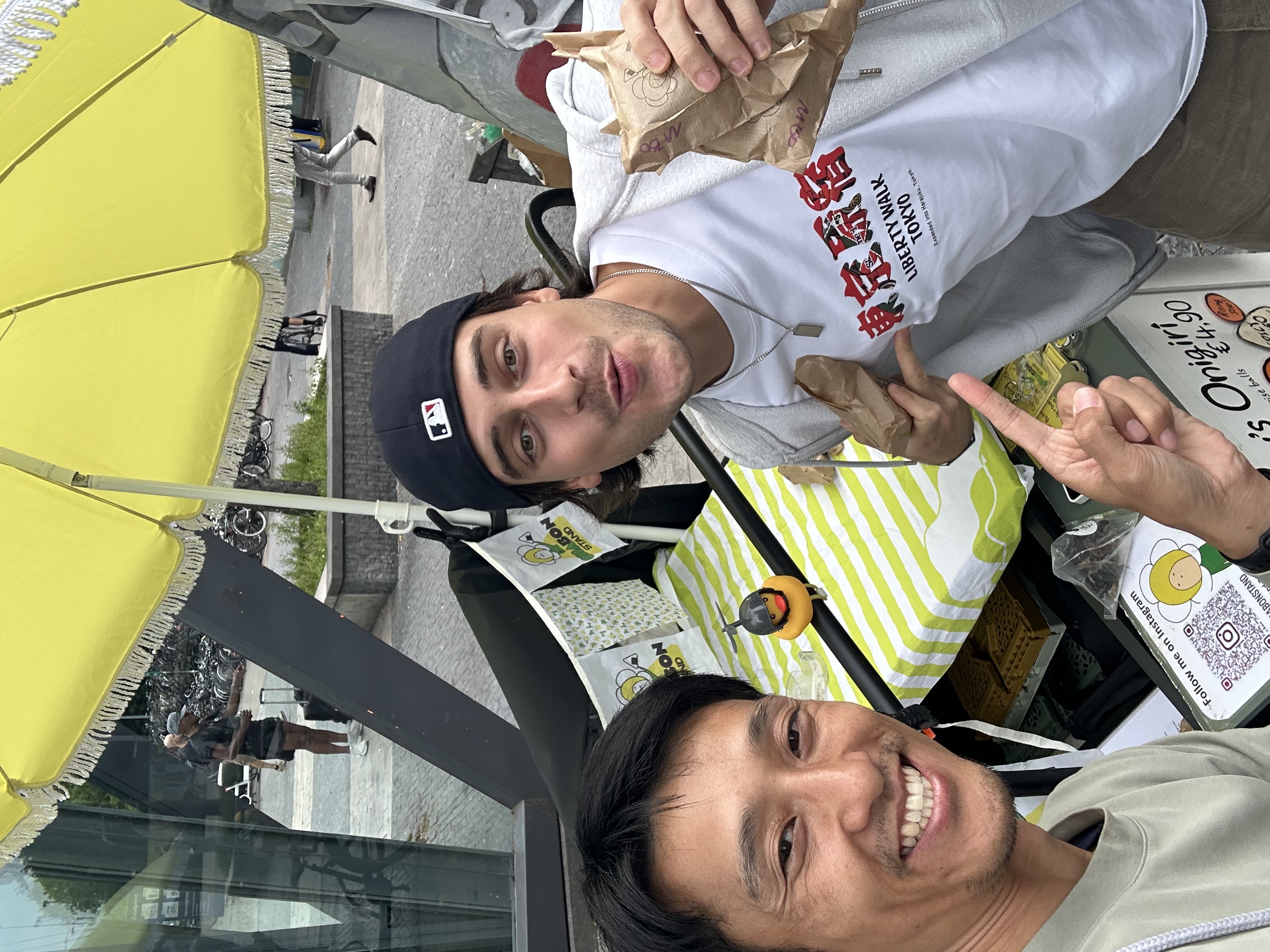 Customers at CHABON STAND