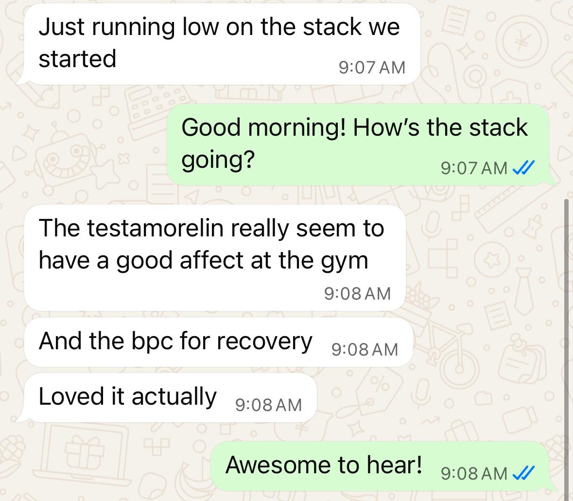 A conversation about gym performance and recovery