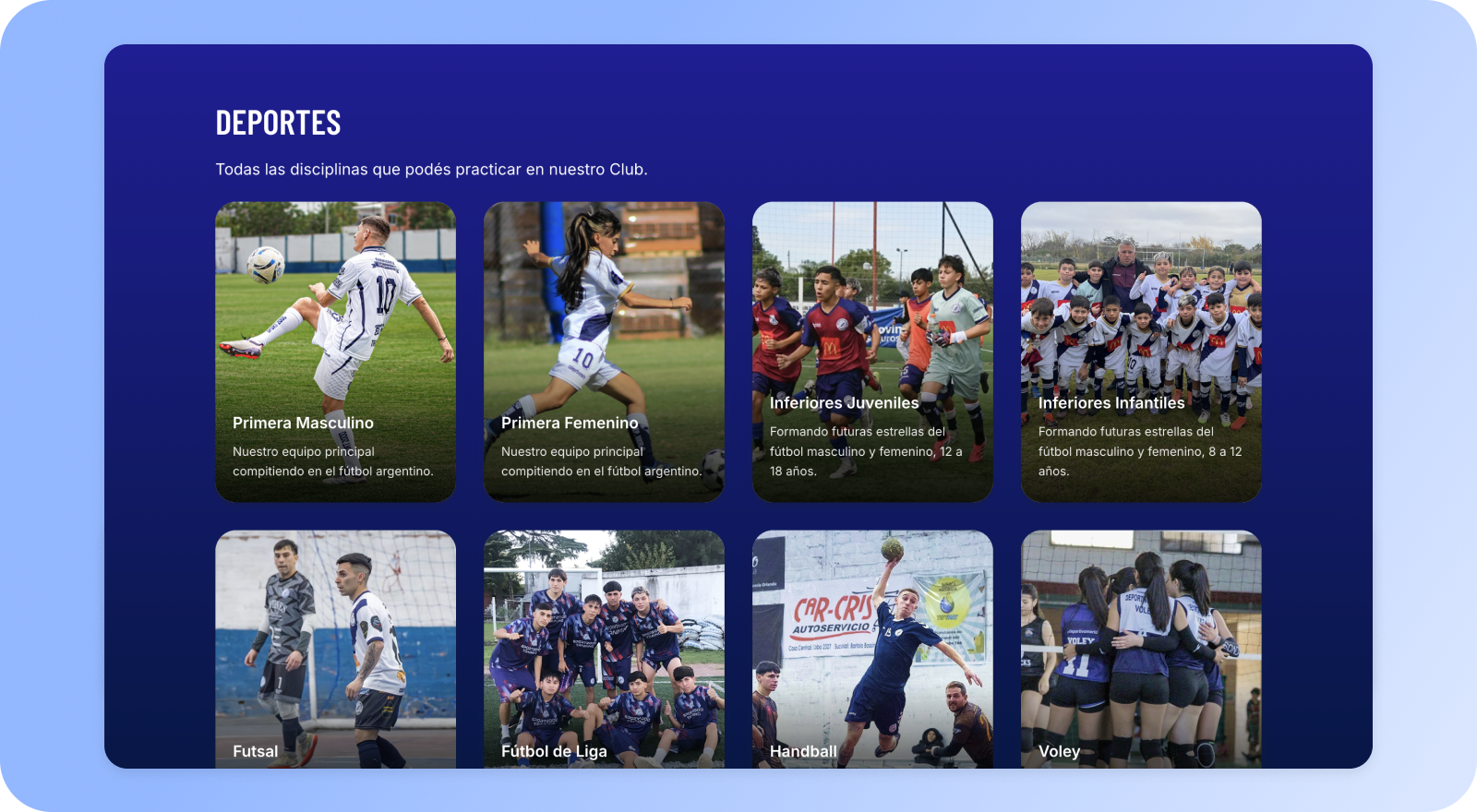 Vibecoded website redesign, sports cards
