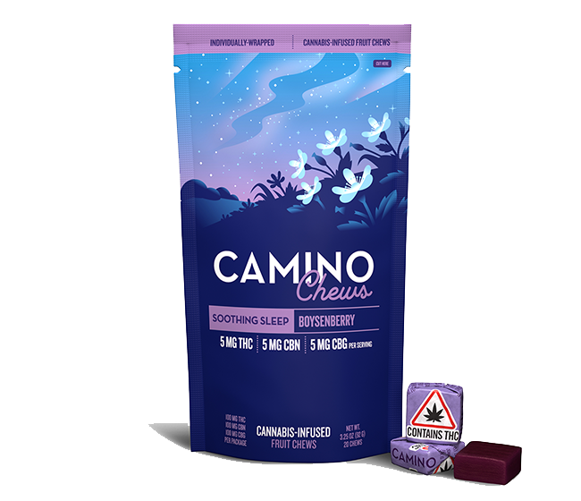 5mg : 5mg CBN: 5mg CBG 'Sleep' Boysenberry Fruit Chews