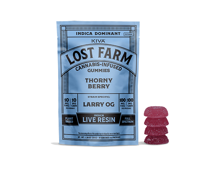 10mg THC Thorny Berry x Larry OG Live Resin Gumies