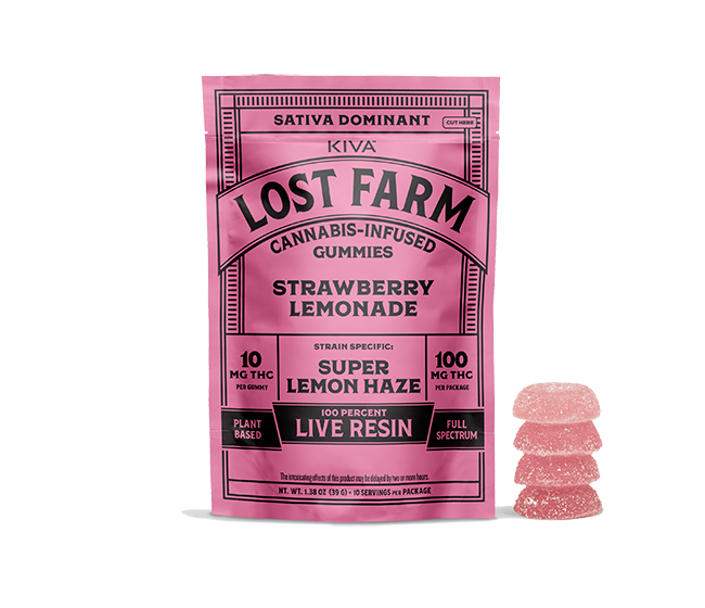 10mg THC Strawberry Lemonade x Super Lemon Haze Live Resin Gumies