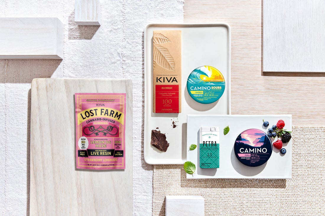 Kiva edible products lost farm camino terra petra