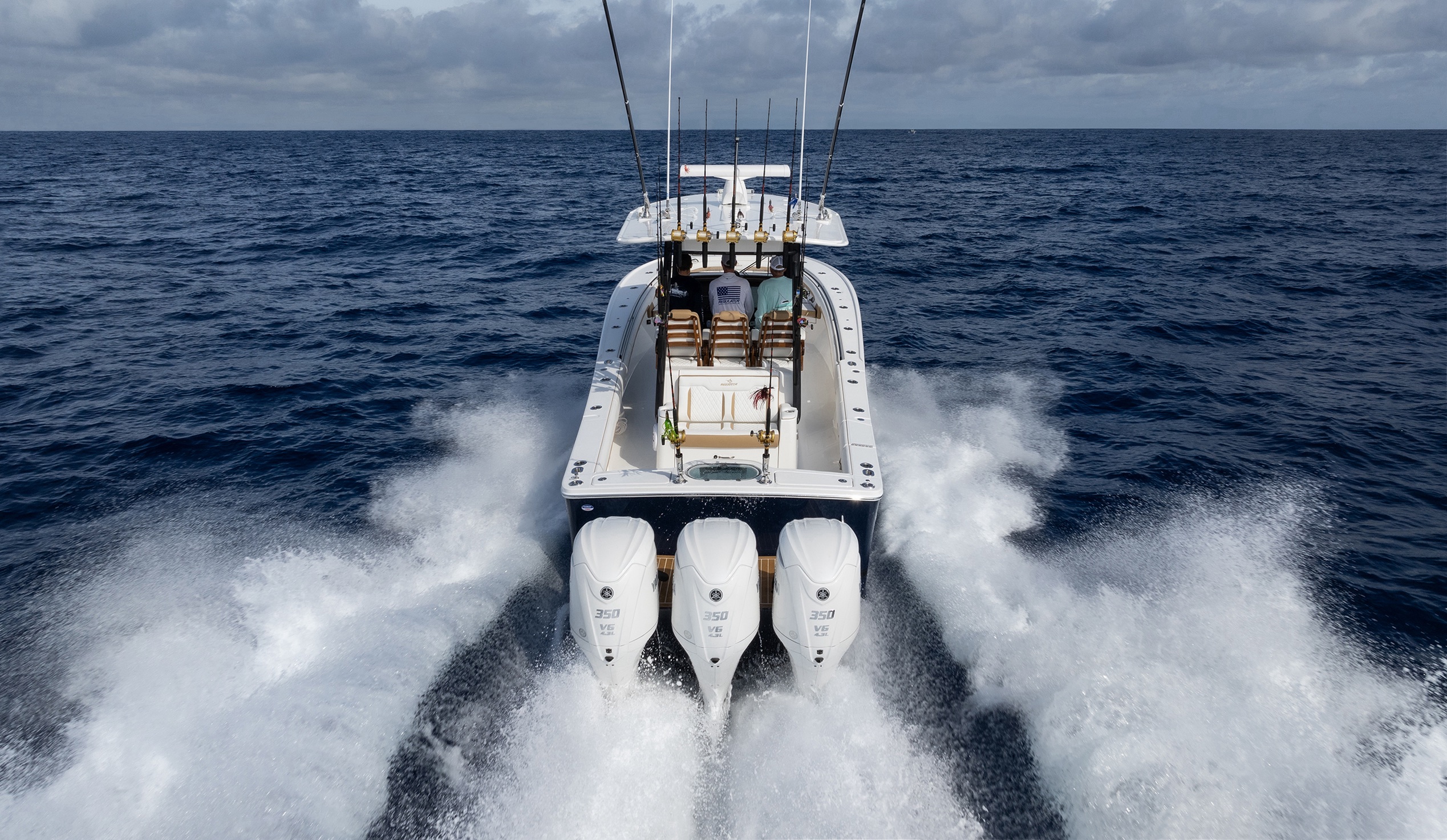 Boat running on the water