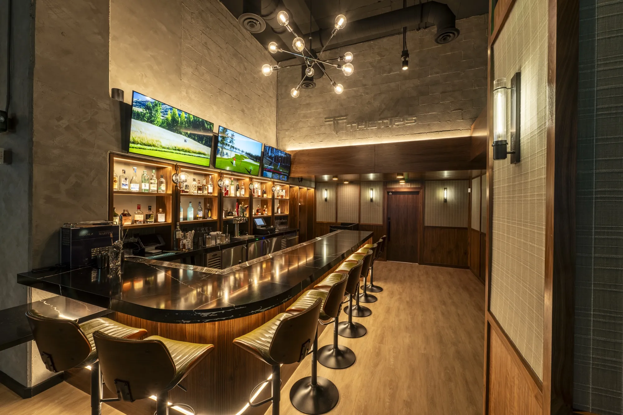 The bar at The Tips