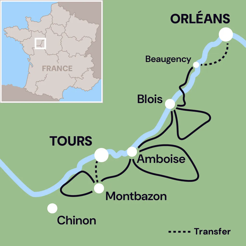 Map of Tour