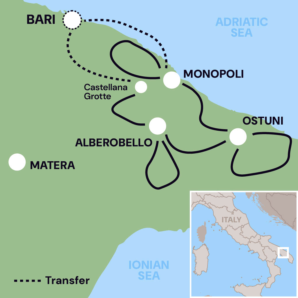 Map of Tour