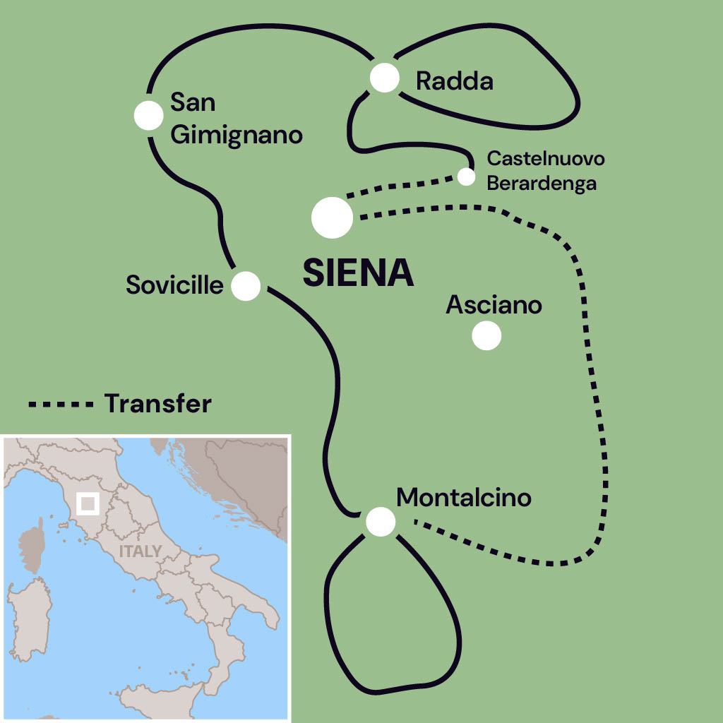 Map of Tour