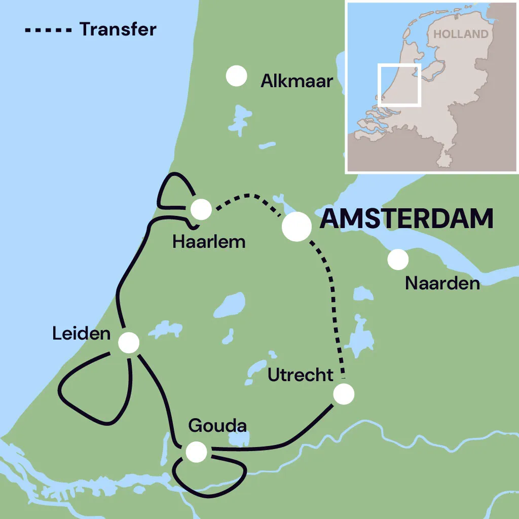 Map of Tour