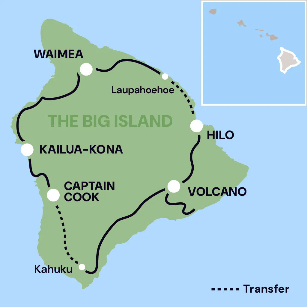 Map of Tour