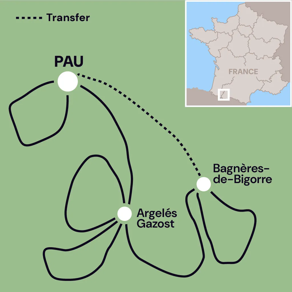 Map of Tour