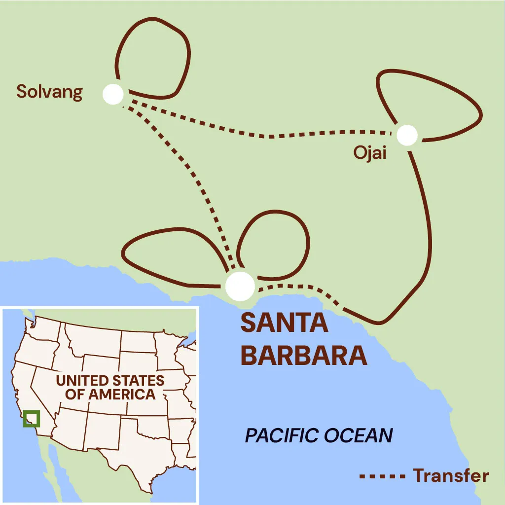 Map of Tour