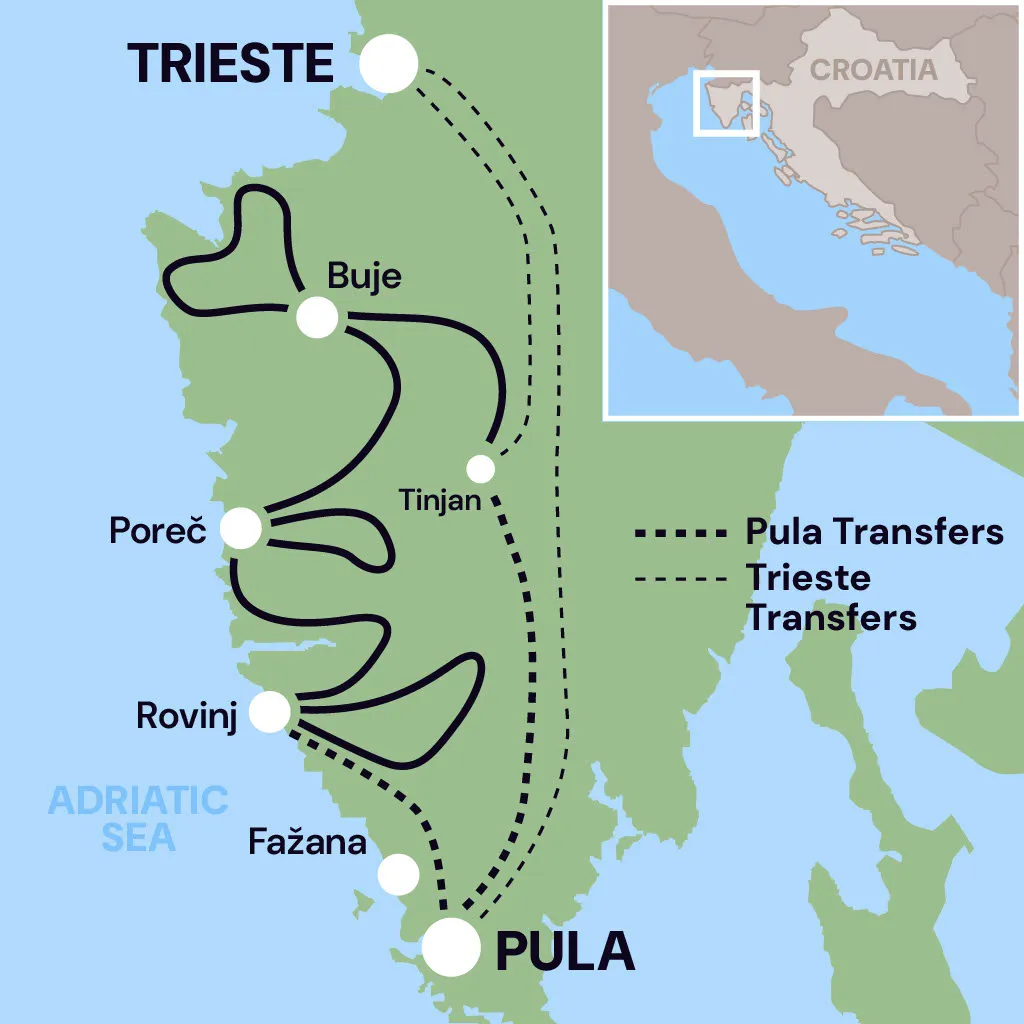 Map of Tour