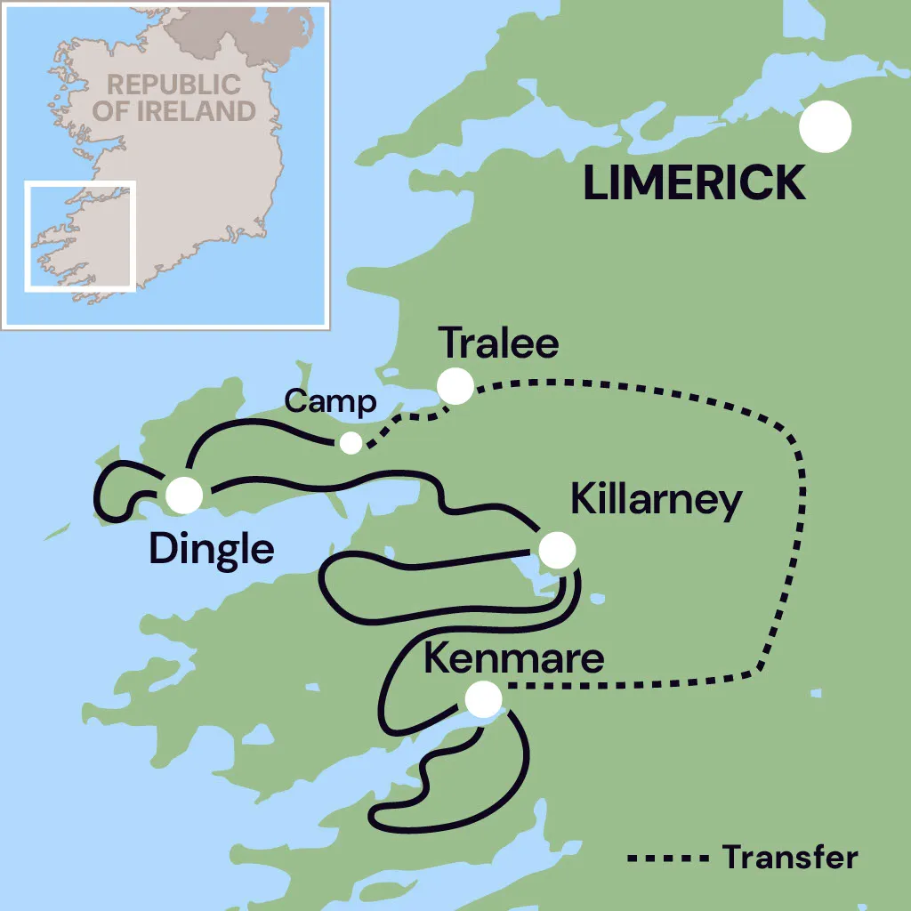 Map of Tour