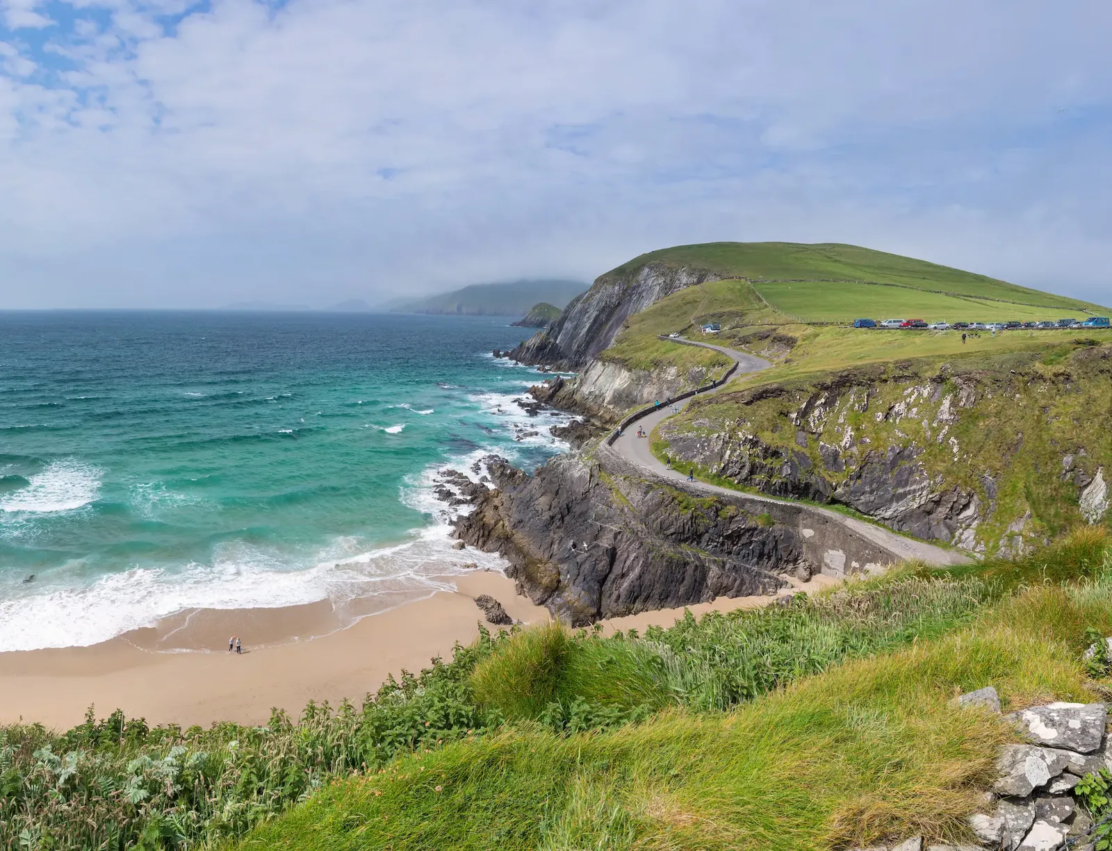 Cycling the Slea Head Route in Ireland: The Wild Atlantic Way.