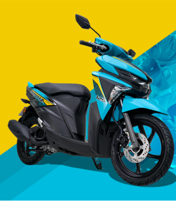 Turquoise Yamaha GEAR PRO scooter