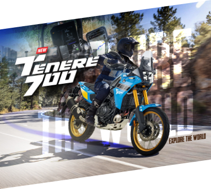 Rider on a Yamaha Tenere 700
