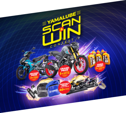 Yamalube Scan and Win campaign prizes
