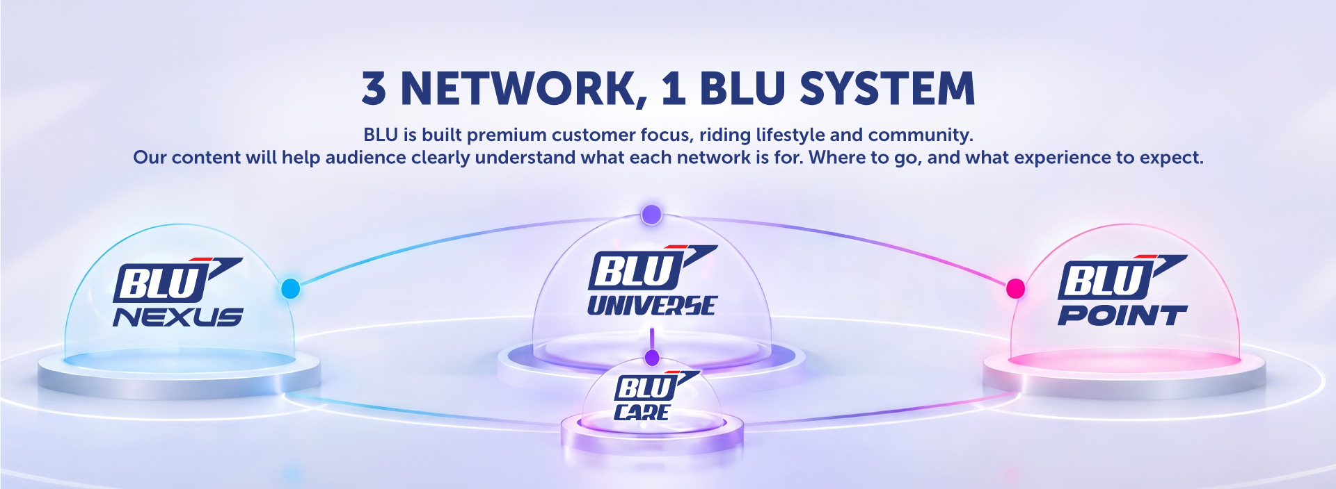 BLU Network: 3 network, 1 BLU system