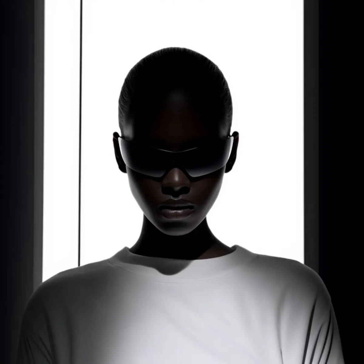 Reflective artist portrait by M3 Studios, recording studio Houston and content creator visuals