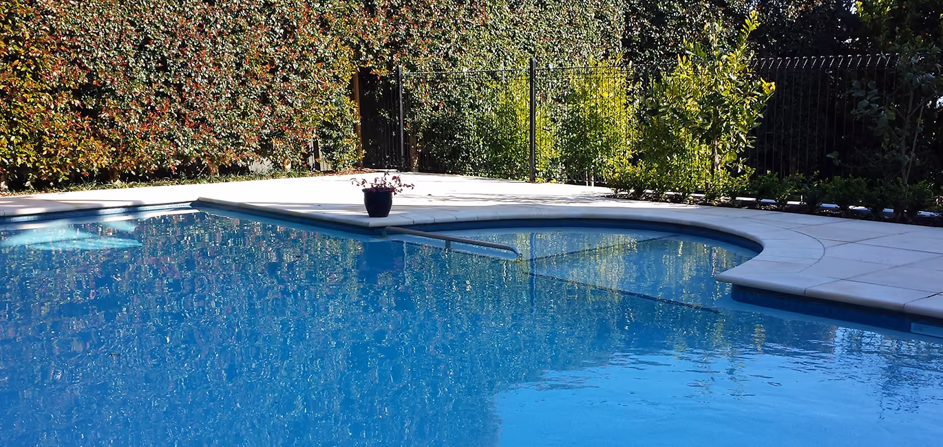 A full interior renovation of a large, elegant older pool on a beautiful Kohimarama property, including new Quartzon plaster, waterline tiles, copings, and LED lighting upgrades.