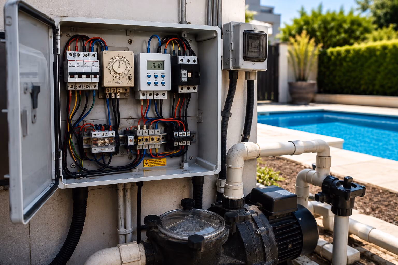 Sparkling Pools repairs pool controllers and automation systems for Auckland homeowners and property managers, keeping your pool running on schedule and under control.