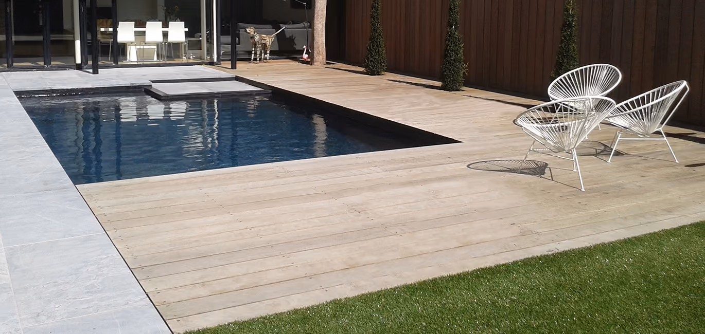 Full pool and spa renovation in St Mary's Bay, Auckland, including Quartzon Galaxy interior resurfacing, new tiles and copings, lighting, heat pump installation, and filtration relocation.