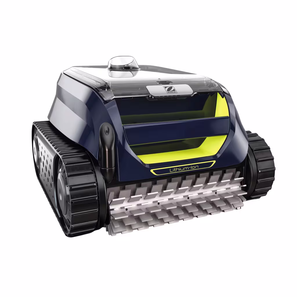 A cordless robotic pool cleaner with iQ app control, for mid-sized residential pools. Available in-store only.