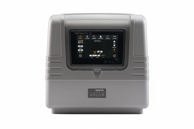 Take complete control of your pool with the AstralPool Halo Chlor. Featuring Wi-Fi, Bluetooth, smart automation and expandable water chemistry management, Halo Chlor delivers premium pool sanitisation with effortless control.
