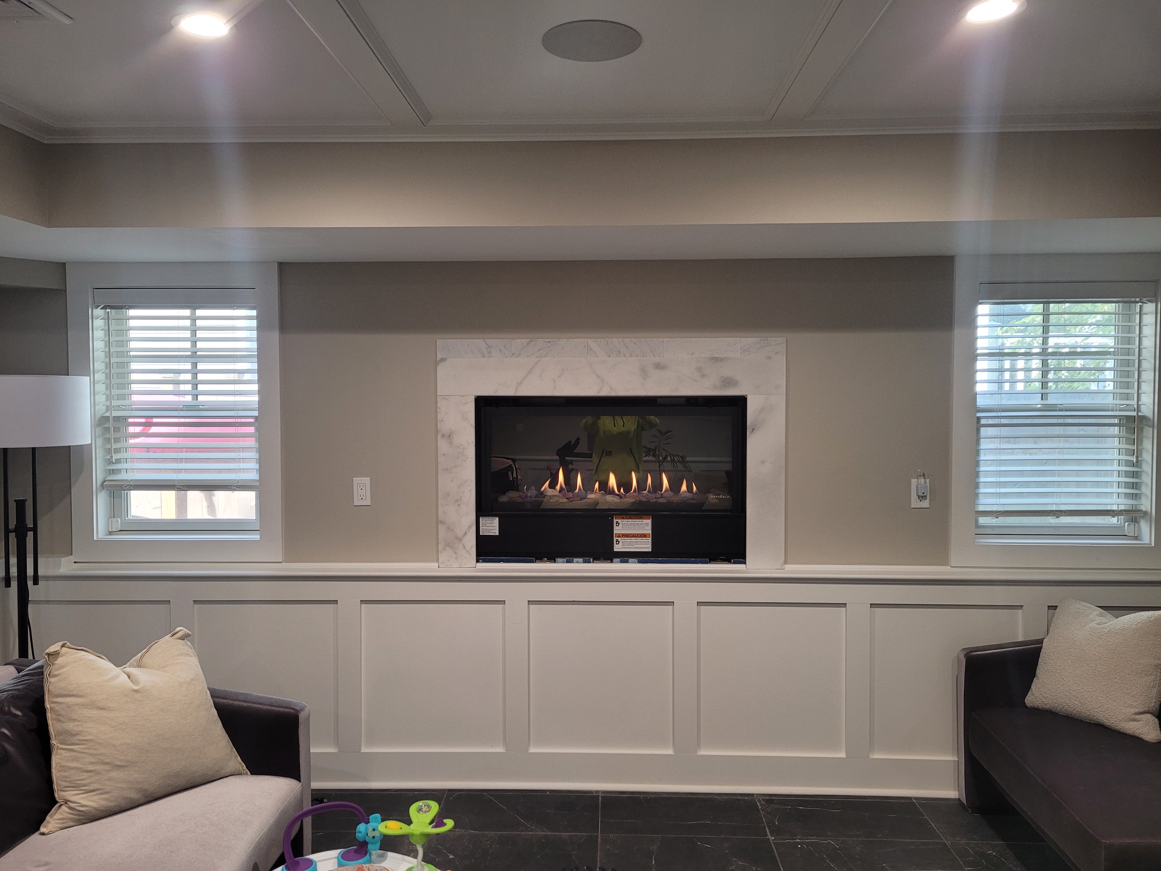 image of modern construction office interior [background image]