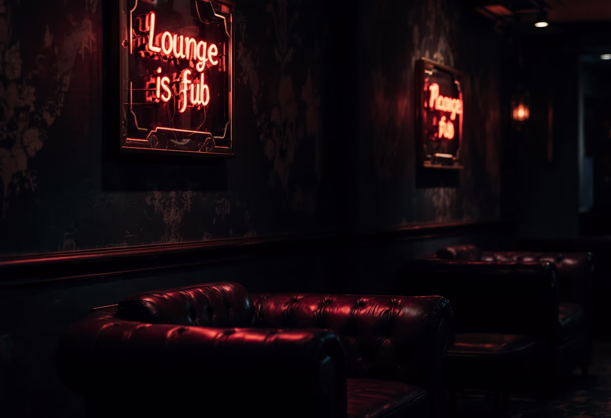 image of decorated event space for a bar & pub