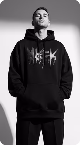 Streetwear hoodie brand shoot