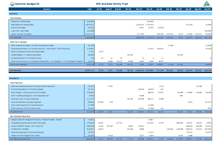CashPeek budgets easily read for banks