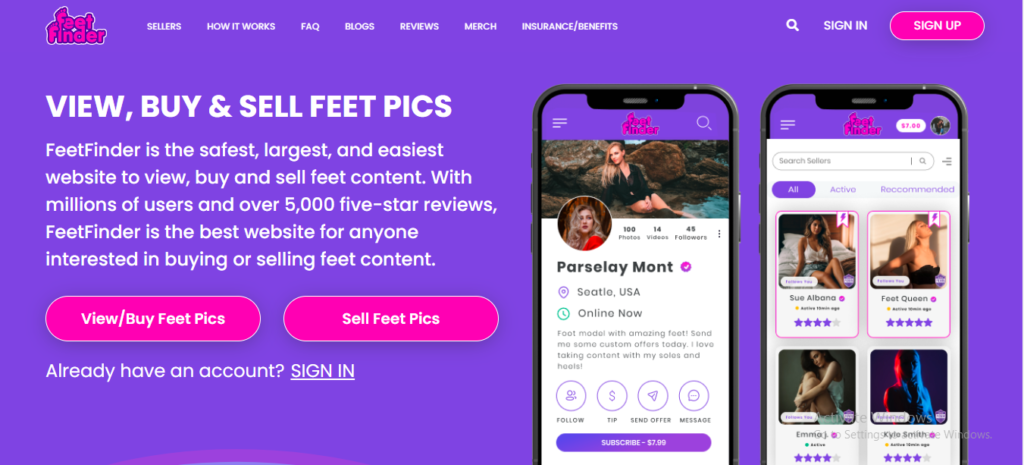 sell feet pics on feet finder
