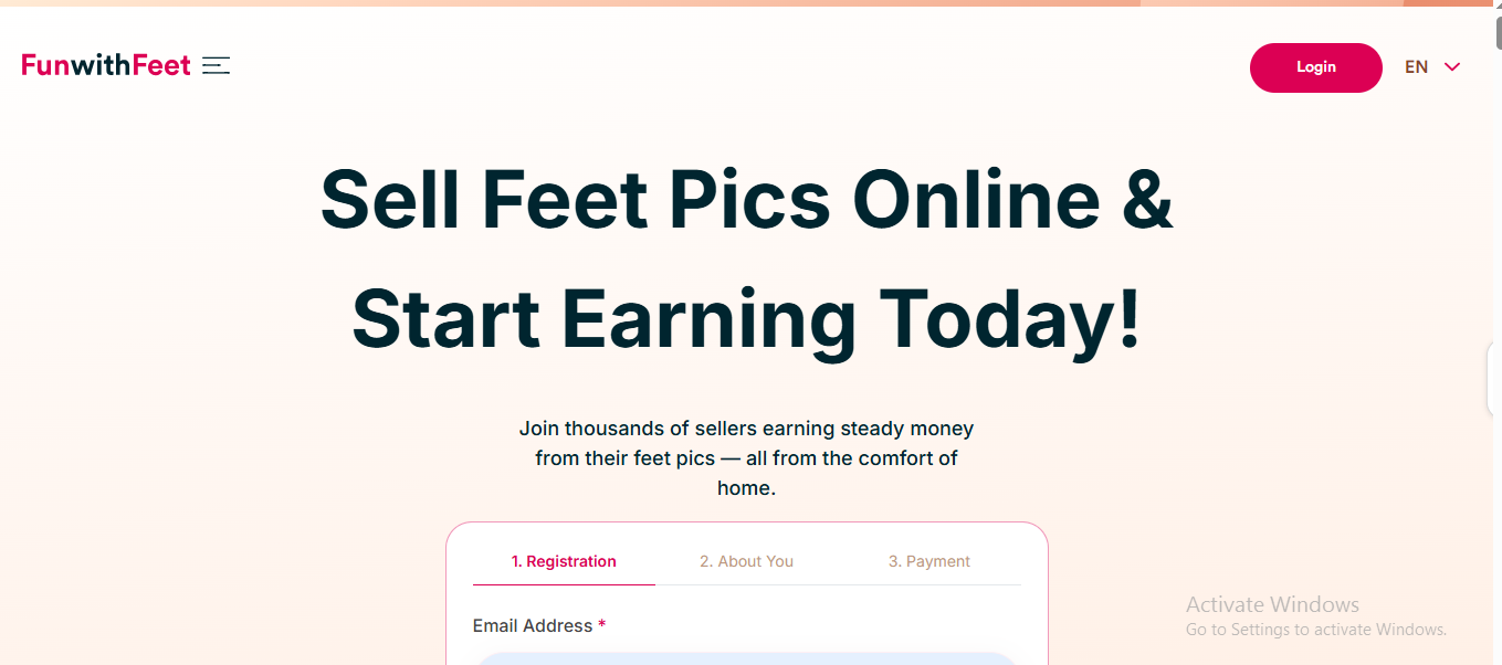 is funwithfeet a legit platform to sell feet pics