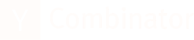 Y Combinator wordmark logo with a capital Y in a box followed by the word Combinator.