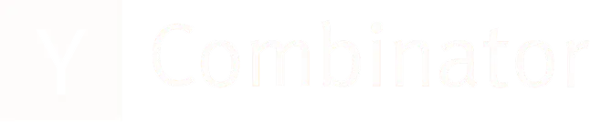 Y Combinator wordmark logo with a capital Y in a box followed by the word Combinator.
