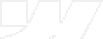 Black angular lines forming a stylized abstract letter or symbol on a white background.