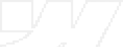 Black angular lines forming a stylized abstract letter or symbol on a white background.