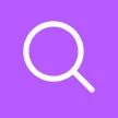 White code bracket symbols on a purple square background representing coding or development.