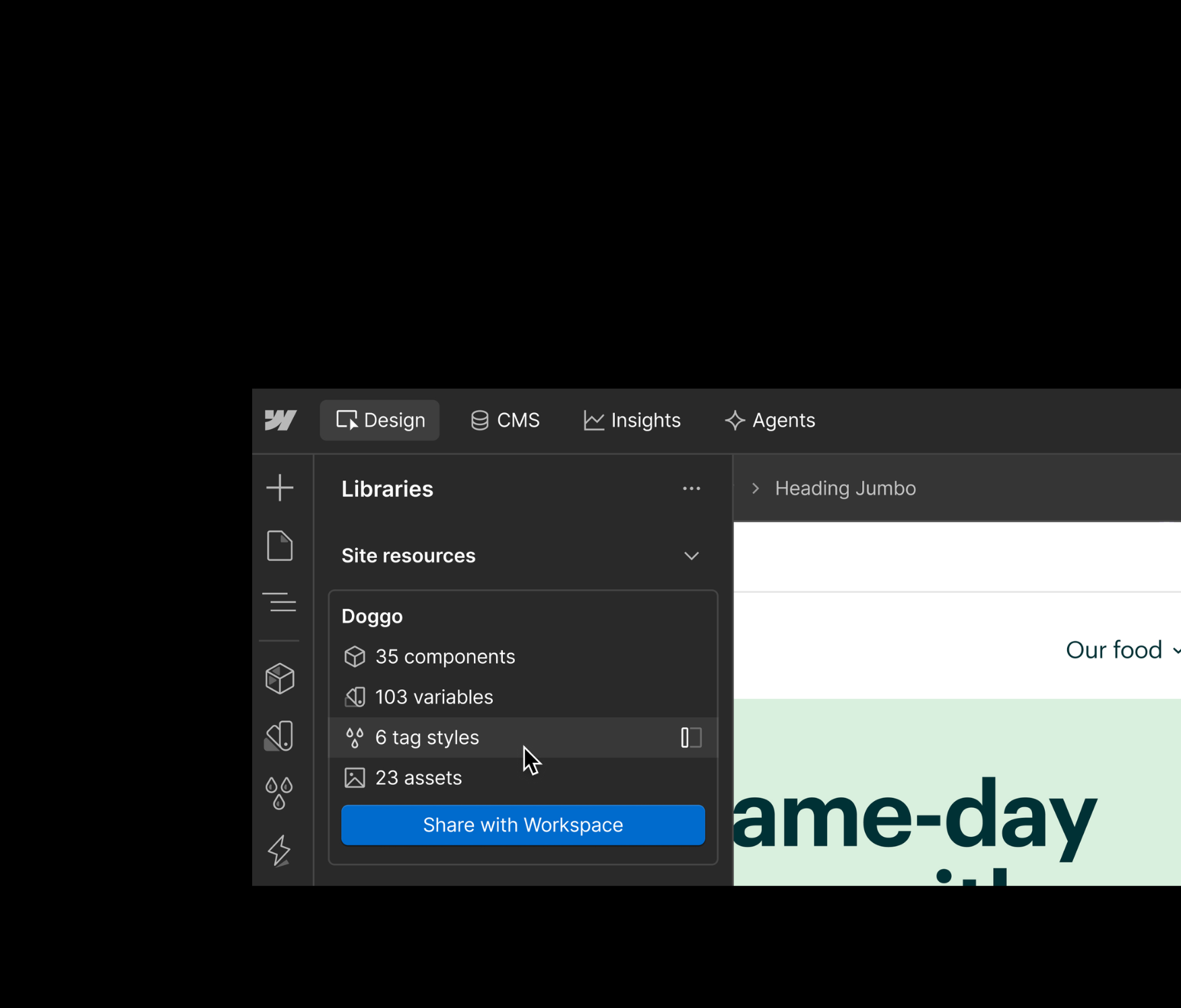 Webflow Global Tag Styles in Libraries: Benefits and Guide (2026)