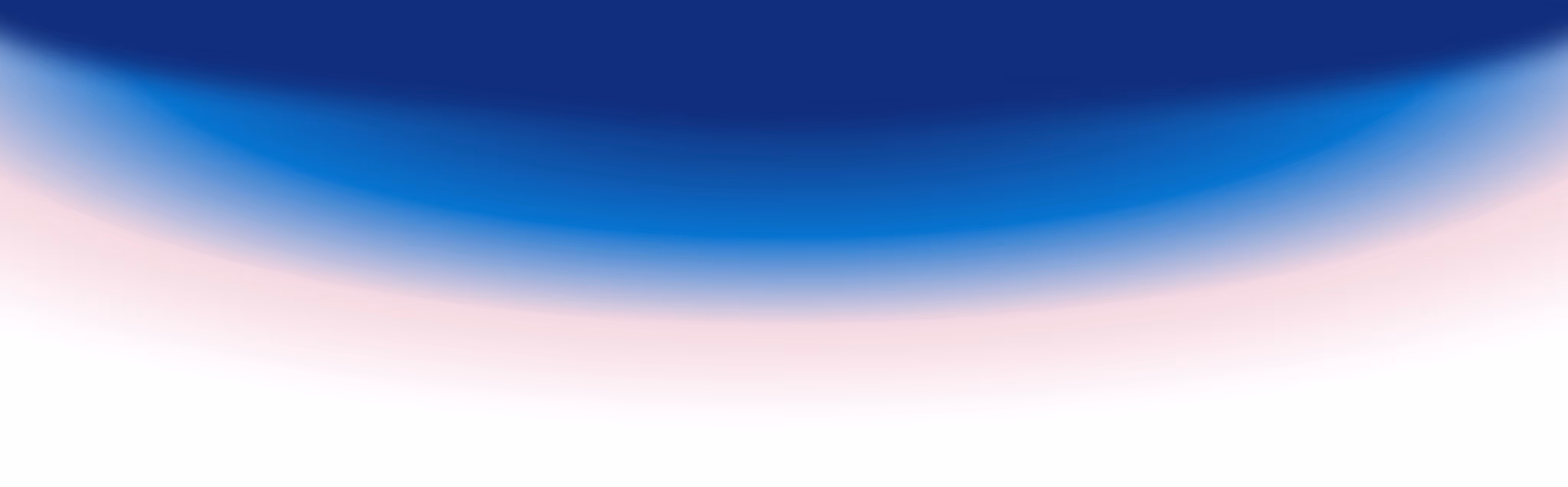 Gradient background blending dark blue, blue, pink, and white colors in a smooth curved pattern.