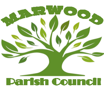 The Marwood Parish Council logo of a green tree