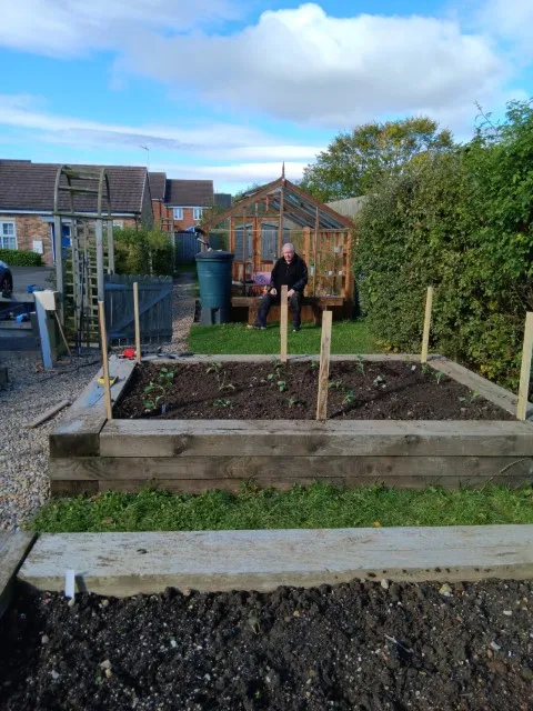 5 New Beds for Garden Plot at Castle Vale