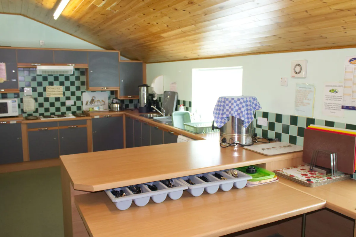 The kitchen of Marwood Parish Hall
